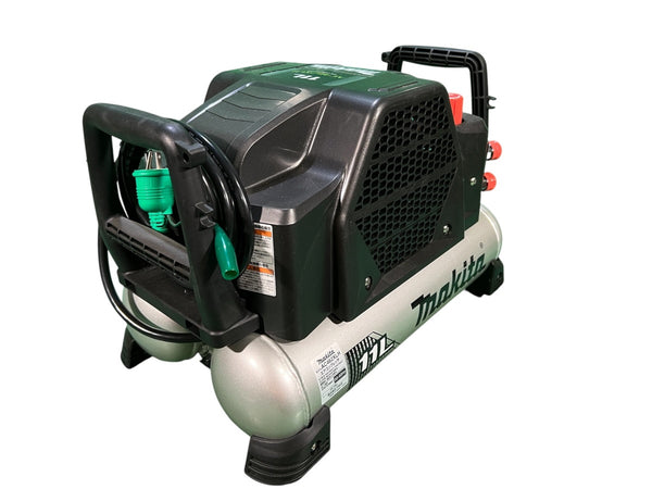 ☆未使用品☆makita マキタ 100V 11L 高圧4口 エアコンプレッサー AC462XLHB  黒 エアーコンプレッサー エアツール136190 - 4