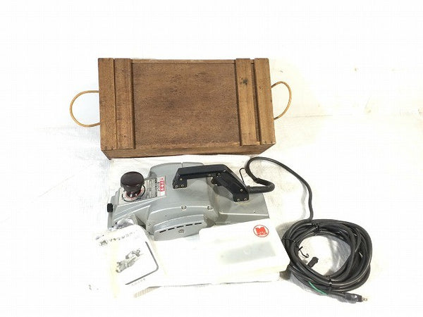 ☆中古品☆makita マキタ 100V 電気カンナ 1805N 木箱付 コード式 電気かんな 電動カンナ 電動かんな 木材加工 切削 大工道具118448 - 3