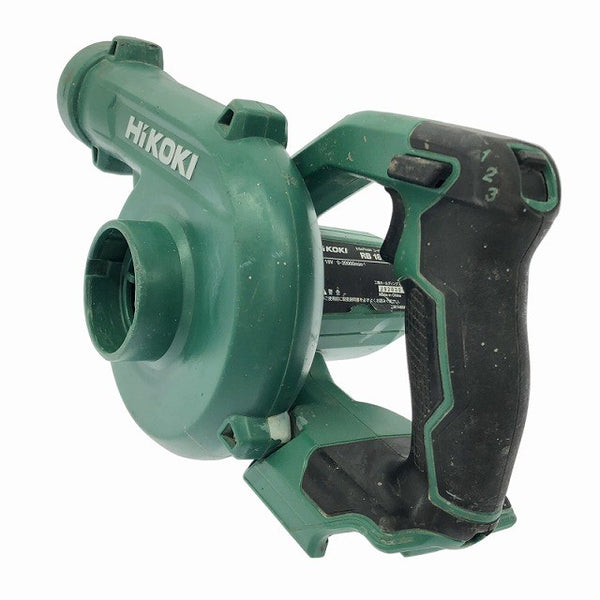 ☆中古品☆HIKOKI ハイコーキ 18V コードレスブロワ RB18DC 本体+ノズル 送風機 充電式 ブロアー 清掃 掃除130362 - 5