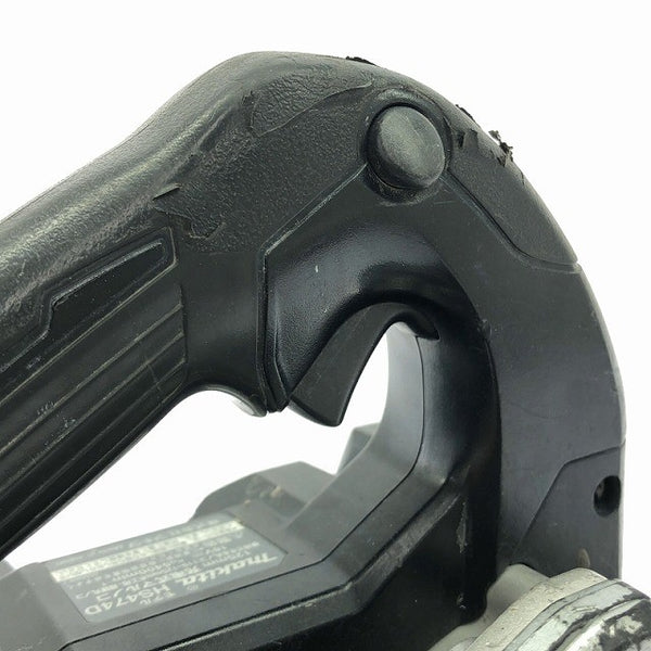 ☆中古品☆makita マキタ 18V 125mm 充電式マルノコ HS474D 黒/ブラック バッテリ1個(18V6.0Ah)付 コードレス 丸のこ 丸ノコ117158 - 8