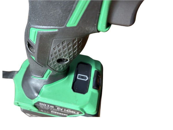☆極美品☆HITACHI 日立工機 14.4V コードレス振動ドライバドリル DV14DBL2 (2LYPK)  バッテリー2個(14.4V 6.0AH) 充電器 ケース115596 - 6