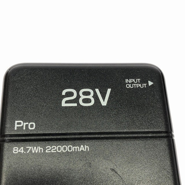 ☆中古品2点☆長信ジャパン バッテリーセット GB428 本体2個+AC充電ケーブル2本 空調作業服 暑さ対策134575 - 9