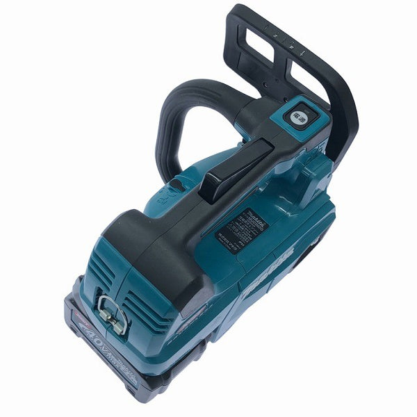☆未使用品 makita マキタ 40Vmax 250mm 充電式チェンソー MUC002GRDX バッテリ2個(2.5Ah) 充電器付 コードレス チェーンソー136387 - 4