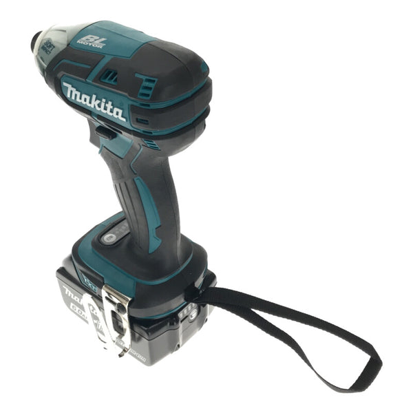 ☆未使用品☆makita マキタ 18V 充電式ソフトインパクトドライバ TS141DRGX バッテリー2個(18V 6.0Ah) 青/ブルー 充電器 ケース付 - 7