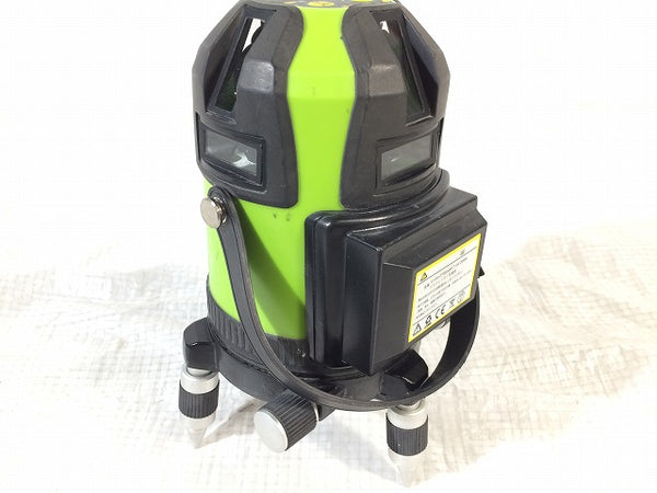 ☆中古品☆might マイト工業 グリーンレーザー墨出し器 MLS-443G 受光器 ACアダプタ ケース付き 計測 測定 工具108599 - 7