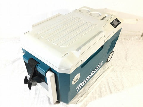 ☆中古品☆ makita マキタ 18V 充電式保冷温庫 CW180D 青/ブルー 本体+シガーソケットコード クーラーボックス 116146 - 0