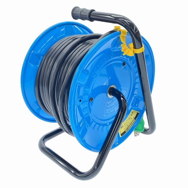 ☆未使用訳あり品☆NICHIDO 日動工業 100V 30m 屋外型 コードリール NPW-E33 防雨防塵型 アース付 電工ドラム ドラムリール - 5
