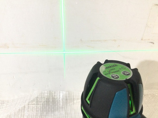 ☆比較的綺麗☆makita マキタ 10.8V 充電式屋内・屋外兼用追尾墨出し器 SK506GDN 受光器 充電器 ケース グリーンレーザー墨出し器125376 - 8