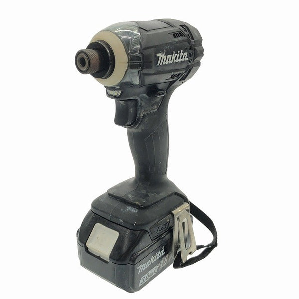☆中古品☆makita マキタ 18V 充電式インパクトドライバー TD149DRFXB 黒/ブラック バッテリ2個(3.0Ah) 充電器 ケース付120894 - 4