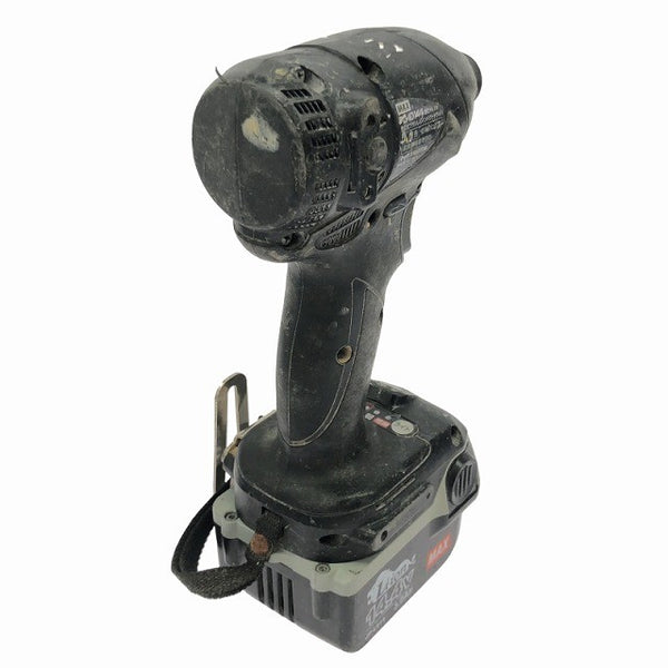 ☆中古品☆MAX マックス 14.4V 充電式ブラシレスインパクトドライバー PJ-ID144-B2C(K) バッテリ2個(3.0Ah) 充電器 ケース付137069 - 6