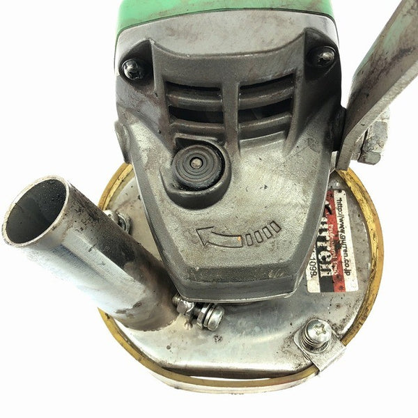 ☆中古品☆ HIKOKI ハイコーキ 100mm 電子ディスクグラインダ G10YE2 紅蓮 集じんカバー付き 電動工具 研磨 研削117740 - 8