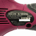 ☆極美品☆ HITACHI 日立工機 14.4V 100mm コードレス ディスクグラインダ G18DSL 本体+充電器+ケース130191 - 8