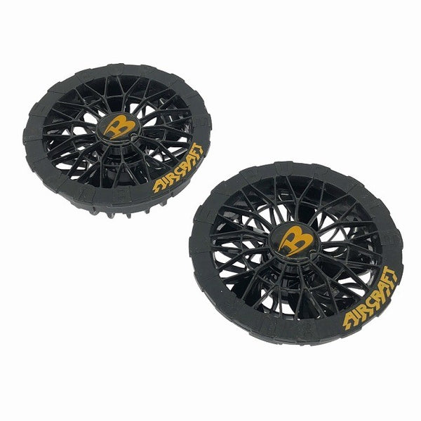 ☆中古品セット☆BURTLE バートル 24V エアークラフト用 リチウムイオンバッテリー AC09 赤/レッド ファン AC/充電ケーブル117978 - 3