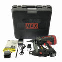 ☆中古品☆MAX マックス ガスネイラ GS-738C2 バッテリ2個(6V1.5Ah) 充電器 ケース付 充電式 ガス式鋲打ち機 ガスピンネイラ127936 - 3