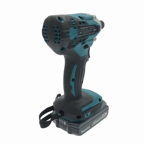 ☆未使用品☆makita マキタ 18V 充電式インパクトドライバー TD156DB バッテリ1個(18V2.0Ah) 充電器 ケース DIY向け コードレス118191 - 6