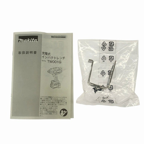 ☆未使用品☆ makita マキタ 40Vmax 充電式インパクトレンチ TW001GZ 青/ブルー 本体+パーツ134815 - 10