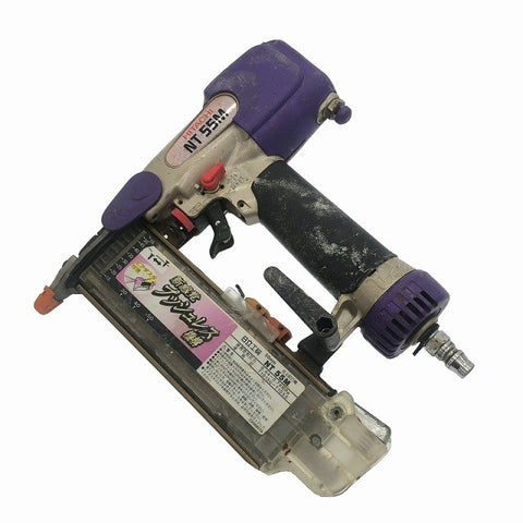 ☆中古品☆ HITACHI 日立工機 常圧55mm 仕上釘打機 NT55M 本体のみ 釘打ち機 エアツール エア工具 内装118837 - 0