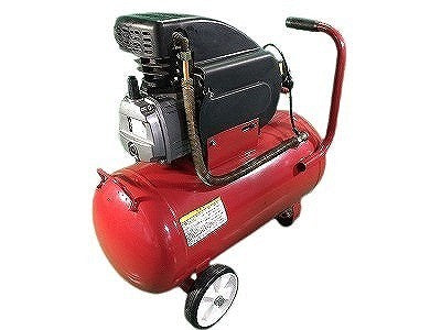 ☆比較的綺麗☆ASTRO アストロプロダクツ 常圧/一般圧 エアコンプレッサー AP040777 100V 39L RED エアーコンプレッサー - 4