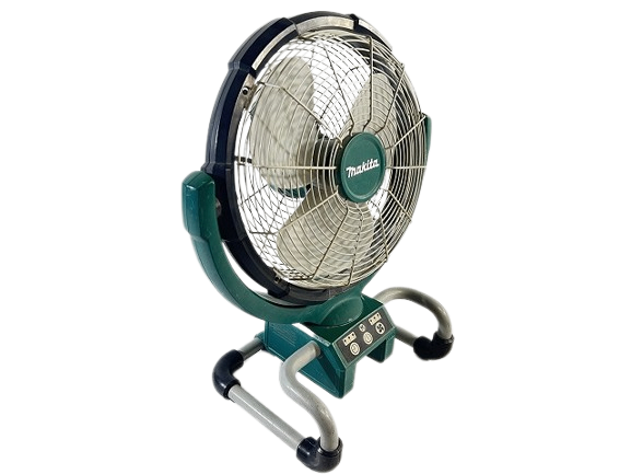 ☆中古品☆ makita マキタ 14.4V/18V 充電式ファン CF300D 本体+バッテリー1個(BL1850B)+ACアダプター 扇風/送風 乾燥 - 3