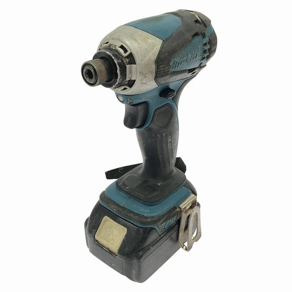 ☆中古品☆ makita マキタ 18V 充電式インパクトドライバ TD146DX2 本体+バッテリー1個(6.0Ah)+充電器134750 - 2
