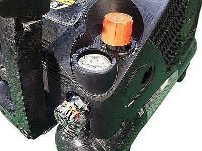 ☆中古品☆MAX マックス 常圧/高圧 エアコンプレッサー AK-HL1270E 黒/ブラック 100V 11L エアーツール 115966115966 - 9