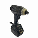 ☆中古品☆makita マキタ 18V 充電式4モードインパクトドライバー TP141 黒/ブラック バッテリ2個(3.0Ah) 充電器 ケース付119054 - 5