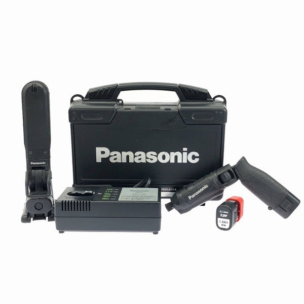 ☆中古品セット☆Panasonic パナソニック 充電スティックインパクトドライバ EZ7521 バッテリー2個+充電器+ケース+LEDライト EZ3720 - 3