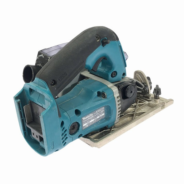 ☆中古品☆ makita マキタ 14.4V 125mm 充電式防じんマルノコ KS521DZ 青/ブルー 本体のみ 防塵丸鋸/丸ノコ/丸のこ - 3