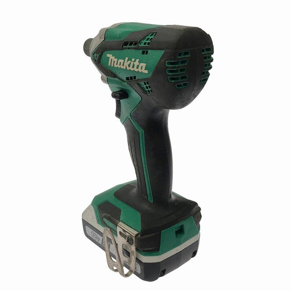 ☆中古品☆makita マキタ 18V 充電式インパクトドライバー MTD002DSX バッテリー2個(1.5Ah) 充電器 ケース ビット3本付129568 - 7