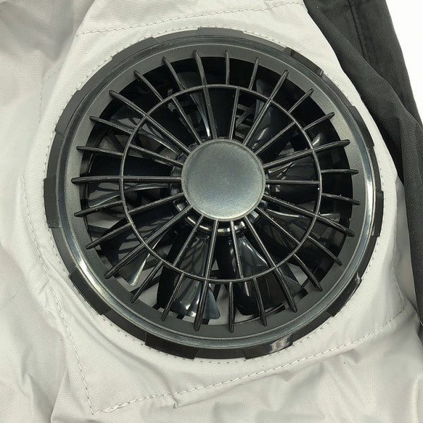 ☆未使用品☆THANKO サンコー 圧倒的に冷える 冷蔵服3 TKCV24FGY シルバーグレー フリーサイズ ファン＋プレート付 空調作業服134122 - 8
