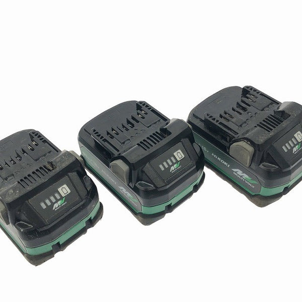☆中古品3個セット☆HiKOKI ハイコーキ 36V 2.5Ah 純正 マルチボルトバッテリー BSL36A18 リチウムイオンバッテリー 蓄電池117130 - 7
