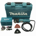 ☆中古品☆makita マキタ 100V マルチツール TM3010CT 青/ブルー 本体+パーツ+ケース カットソー マルチパワーツール136810 - 3