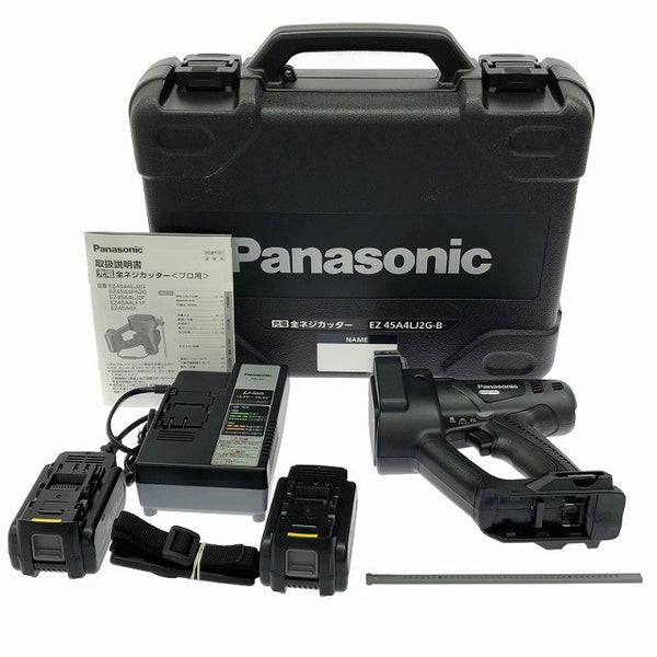 ☆未使用☆Panasonic パナソニック 14.4V/18V 充電全ネジカッター EZ45A4LJ2G-B バッテリ2個(18V5.0Ah) 充電器 ケース 充電式134356 - 3
