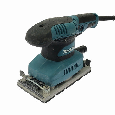 ☆中古品☆ makita マキタ 100V 仕上サンダー BO3710 青/ブルー 本体のみ 木材加工 大工 研磨121042 - 0