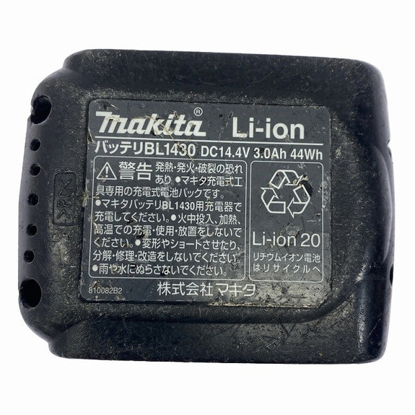 ☆中古品セット☆makita マキタ 14.4V 6.0Ah/3.0Ah 純正 リチウムイオンバッテリー BL1460B BL1430 電動工具用 蓄電池 充電池137126 - 10