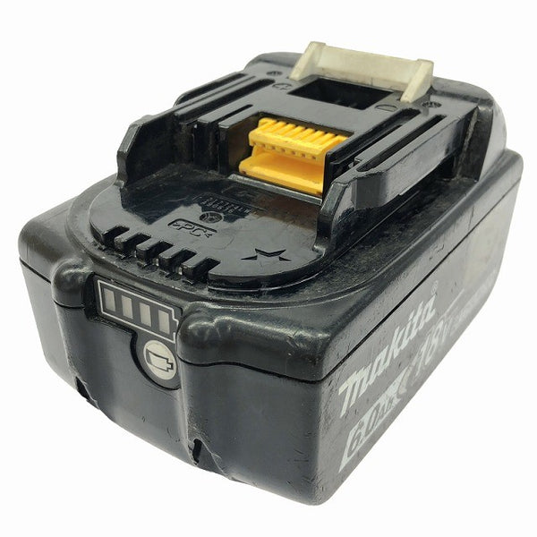 ☆中古品セット☆makita マキタ 18V 6.0Ah 純正 リチウムイオンバッテリー BL1860B 急速充電器 DC18RF リチウムイオン電池137762 - 4