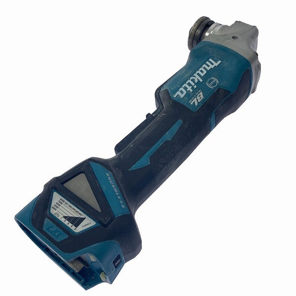 ☆中古品※バッテリ無し☆makita マキタ 18V 125mm 充電式ディスクグラインダー GA518D 充電器 DC18RF ケース付 研磨 研削131362 - 6