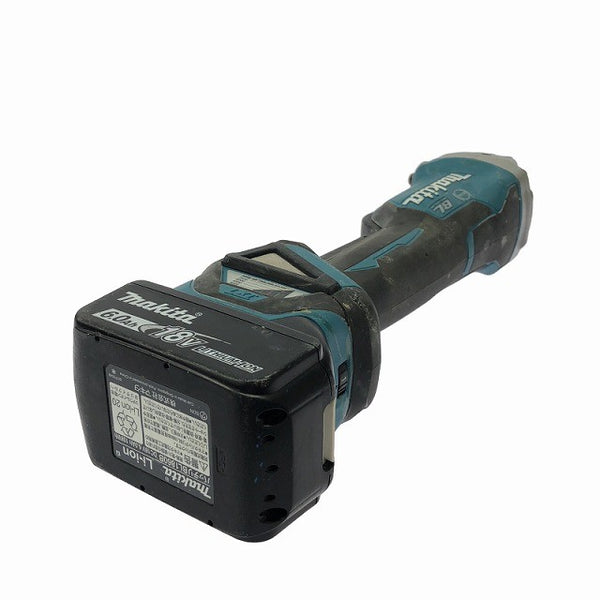 ☆中古品☆makita マキタ 18V 充電式ディスクグラインダー GA418D バッテリ2個(6.0Ah) ケース付 コードレス ディスクサンダー130991 - 4