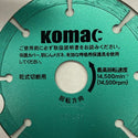 ☆未使用保管品 22枚☆KOMAC コマック ダイヤモンドカッター 4インチ ドライカッター 高品位 105(外径)×2.2(厚み)×20(穴径)127188 - 8