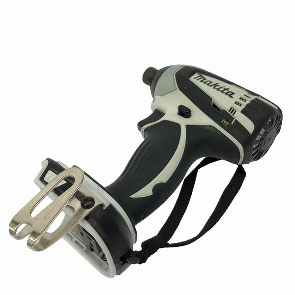 ☆比較的綺麗☆makita マキタ 14.4V 充電式インパクトドライバー TD134DX2 白/ホワイト 充電器 ケース付 コードレス バッテリー式129437 - 7