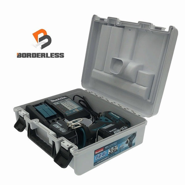 ☆美品☆makita マキタ 18V 充電式インパクトドライバ TD138DRFX バッテリー2個(14.4V 3.0Ah) 充電器 ケース付き - 1