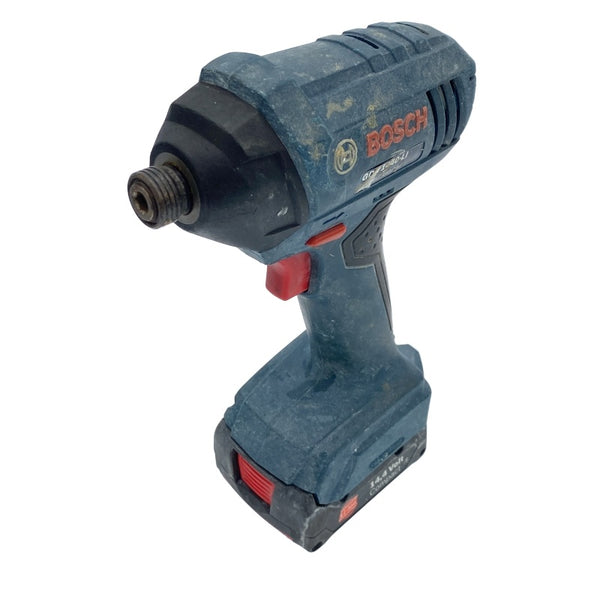 ☆中古品☆BOSCH ボッシュ 14.4V バッテリーインパクトドライバー GDR1440-LI バッテリ2個 充電器 ケース付 充電式118231 - 4