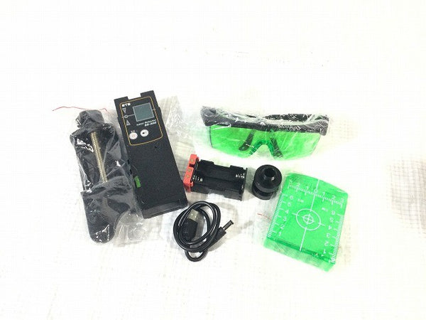 ☆比較的綺麗☆STS グリーンレーザー墨出し器 SRS-440G 受光器(SS-30G) バッテリ1個 充電ケーブル ケース グリーンレーザー墨出器126071 - 10