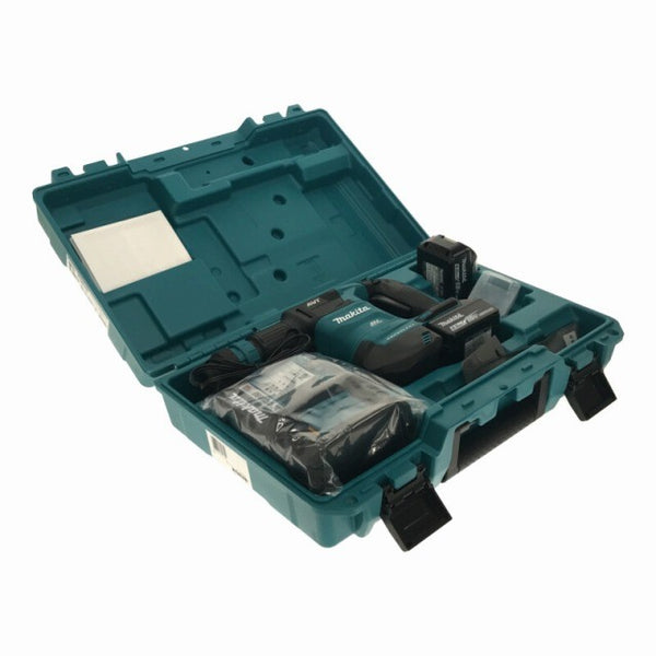 ☆未使用品☆makita マキタ 18V 充電式ケレン HK180DRGX バッテリー2個(18V 6.0Ah) 充電器 ケース付 コードレス 剥離 剥がし134805 - 2