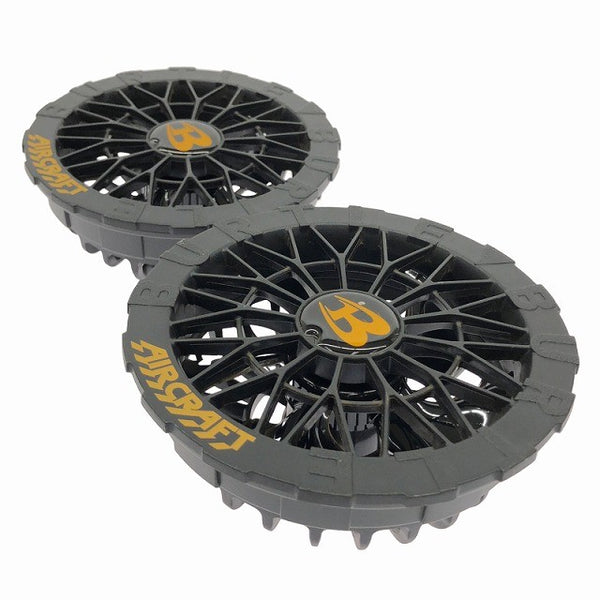 ☆中古品☆BURTLE バートル エアークラフト専用 リチウムイオンバッテリー AC09 ファンユニット AC09-1 ケーブル付 暑さ対策133110 - 5