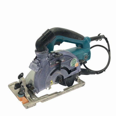 ☆中古品2点セット☆makita マキタ 100V 125mm 防じんマルノコ 5205FX 14.4V/18V 充電式ライト付ラジオ MR050D 防塵マルノコ127651 - 0