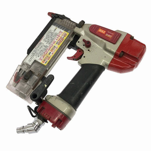 ☆中古品☆MAX マックス 50mm 常圧 ピンネイラ TA-250P/P50F3 ケース付 ピン釘打機 ピン釘打ち機 ピンタッカ エア工具135107 - 7