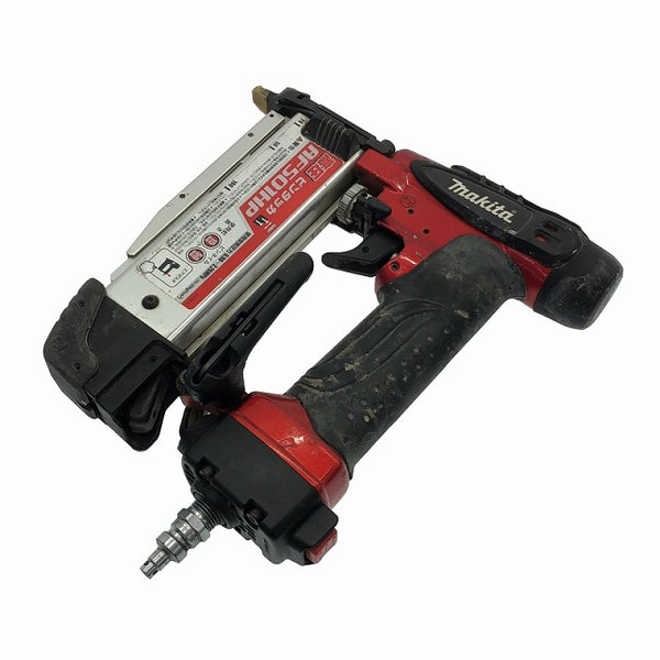 ☆中古品☆ makita マキタ 高圧 ピンタッカ AF501HP 赤/レッド 15mm-50mm ケース付 - 4