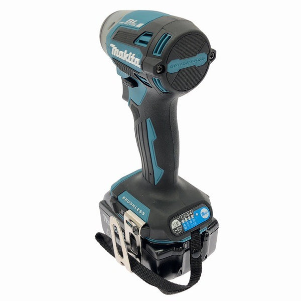 ☆未使用品 バッテリ1個☆makita マキタ 18V 充電式インパクトドライバ TD173D 青/ブルー バッテリー1個(18V 6.0Ah) 充電器135991 - 7