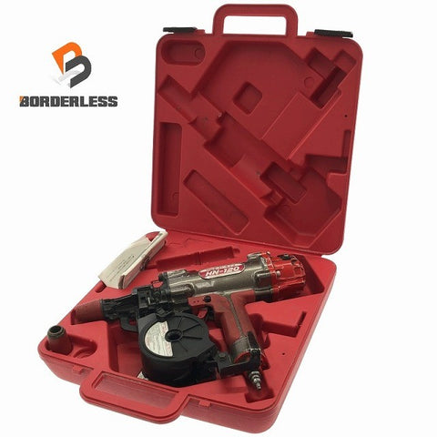 ☆中古品☆MAX マックス 65mm 高圧 コンクリートピンネイラ HN-120 ケース付 コンクリート用 ピンタッカー ピン釘打機 ピン打機